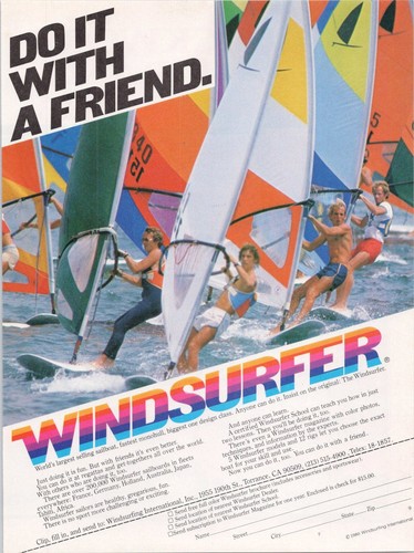 Windsurfer vintage 1980s - windsurfer,
