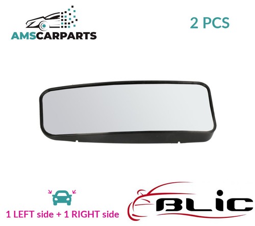 Rear view mirror - glass, pair