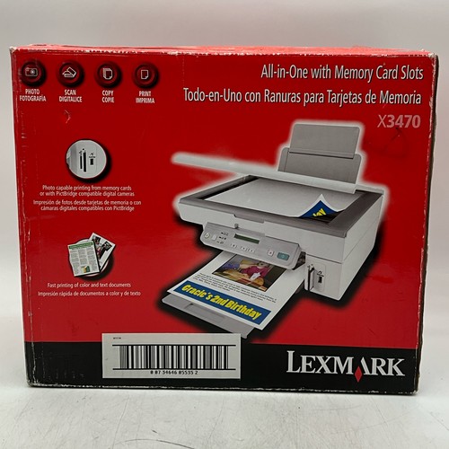 Lexmark x3470 all one - x3470, all-in-one