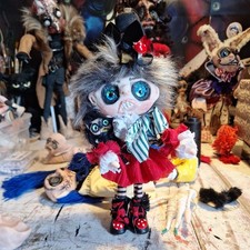 Mad Hatter Doll and Cat