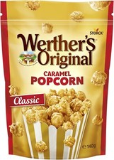 Werther's Original Caramel Popcorn Classic Caramel Flavour, 140 g (Pack of 1)