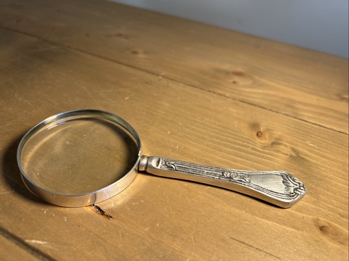 Antique ornate silver metal - ornate,