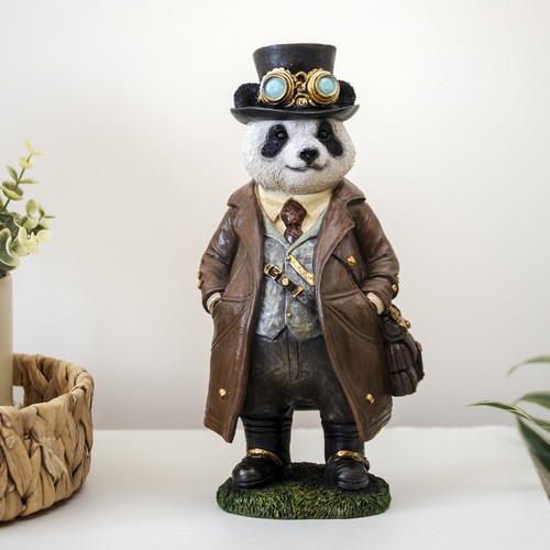 Steampunk gentleman panda - steampunk,