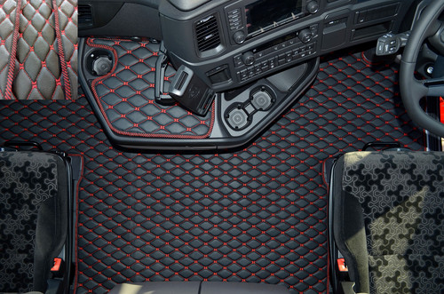 Truck eco leather floor mat - truck,