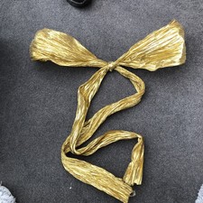 Large Gold Ribbon Bow Ideal Christmas Tree Topper Or Furniture Large Pressie Etc
