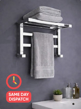 Chrome Heated Towel Rail Wall