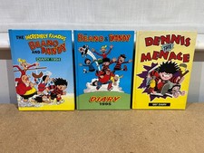 3 x BEANO DIARY - 1994, 1995, 1997 - UNUSED - FREE UK POSTAGE!!
