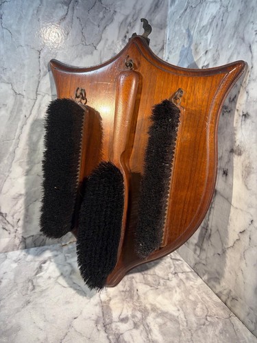 Antique oak hall organiser
