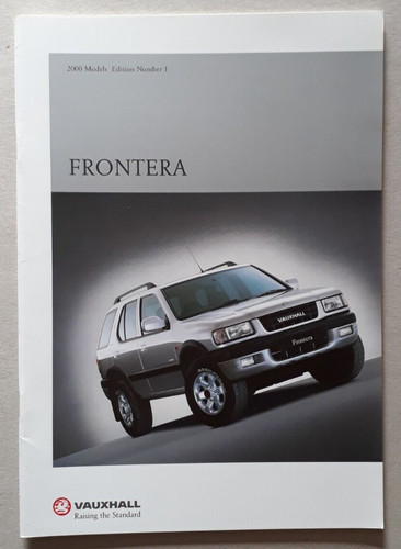 Vauxhall frontera brochure - frontera,