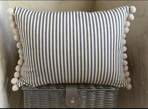 Ticking stripe cushions - ticking,