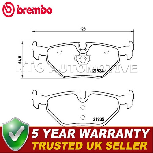 Brembo rear brake pads set - brembo,