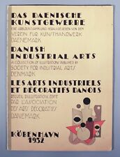 Danish industrial arts catalogue 1932 Rud Rasmussen Georg Jensen Poul Henningsen
