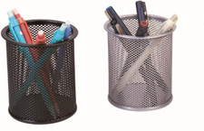 2 x Metal Pen Pot Holder