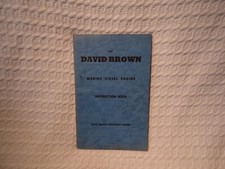 Vintage David Brown Marine Diesel Engine Instruction Manual Book
