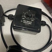 Hydroponics fan speed