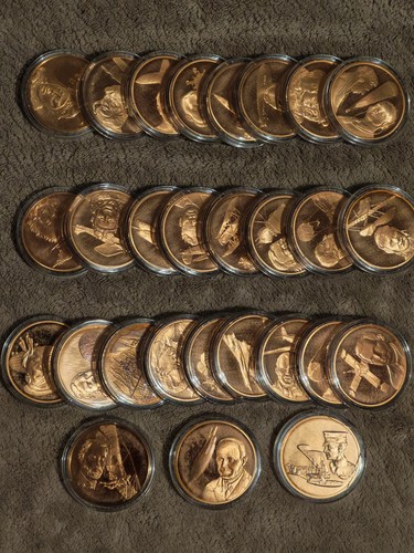 Bronze medallions coins - bronze,