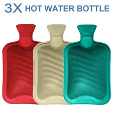 3 Pack 2L HOT WATER BOTTLE