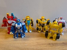Transformers Rescue Bots Bundle Collection Lot of 6 Bumblebee Chase Heatwave
