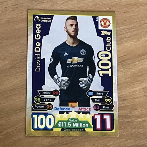 Match attax 2017 david de - david,