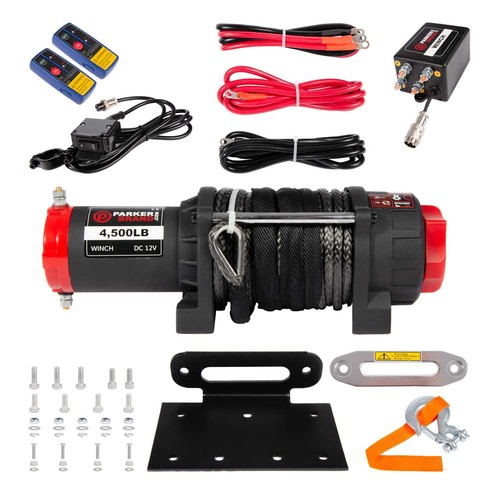 500lbs 12v winch - 4,500lbs,