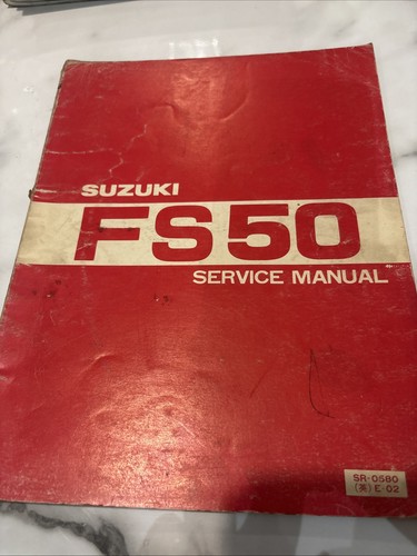Suzuki fs50 service - fs50, manual