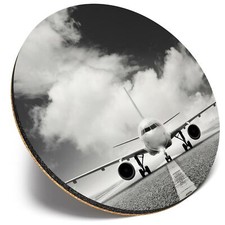 Round Single Coaster  - BW -