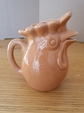 VINTAGE CHICKEN ROOSTER MILK CREAMER JUG H. 5"