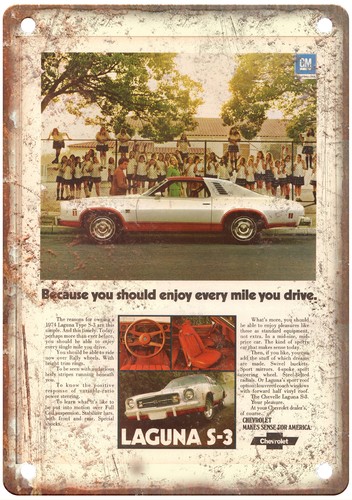 Metal sign 1974 - sign, chevrolet