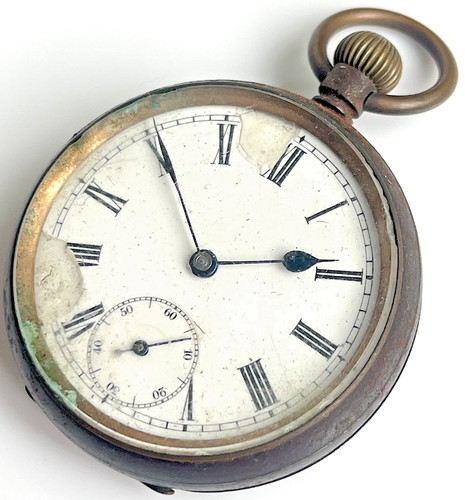 Omega gunmetal cased antique - gunmetal,