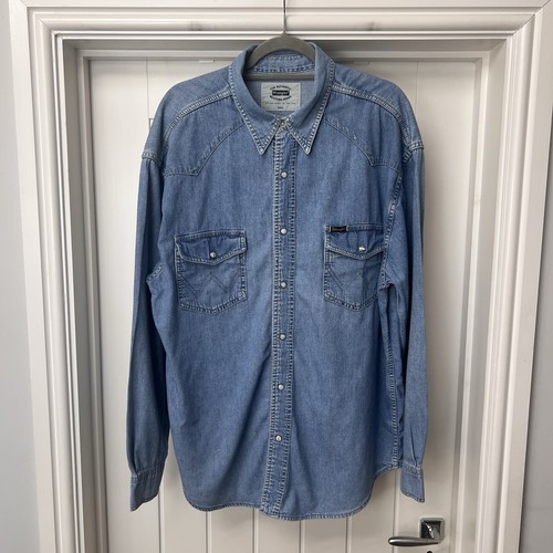 Wrangler denim shirt men xxl - wrangler,