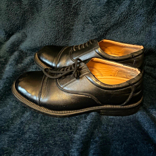 Amblers boy black leather - boy’s,