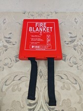 Firechief BPR1/K100-P Fire Blanket, Rigid Case, 1.1 m x 1.1 m, Red