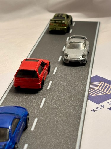 Scale straight road - scale, plate