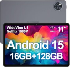 DOOGEE U11 11 Inch Android 15 Tablets 16GB+128GB/2TB 8580mAh 90 Hz Tablet PC