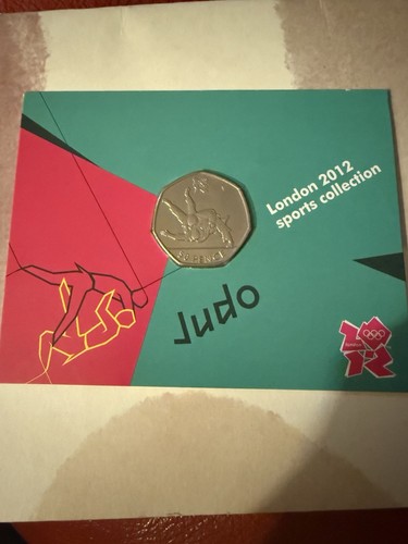 2011 judo 50p coin - 50p, brilliant