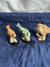 3 Collectable, Decorative Country Bird Figurine Ornaments Bundle Job Lot