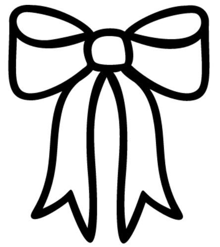 Bow vinyl decal sticker - bow,