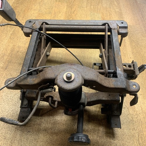 Seat base with rails - with, left