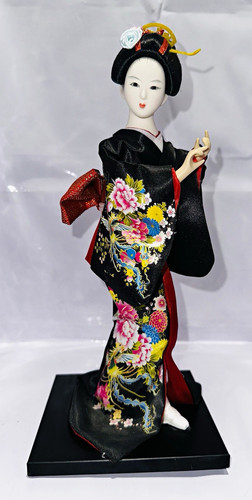 Japanese geisha doll figurine - japanese,