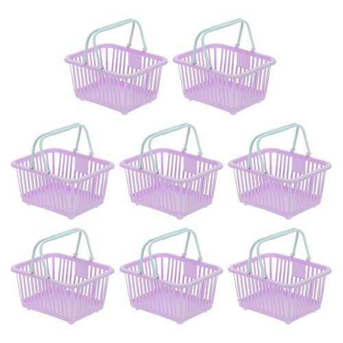 8pcs mini shopping baskets - 8pcs,