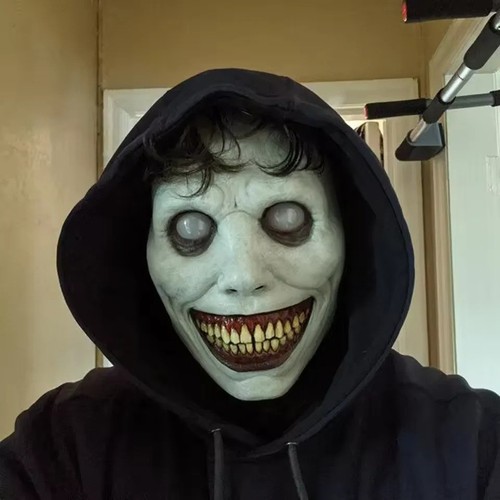 Creepy scary latex mask - creepy,
