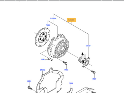 New genuine ford clutch - genuine, kit