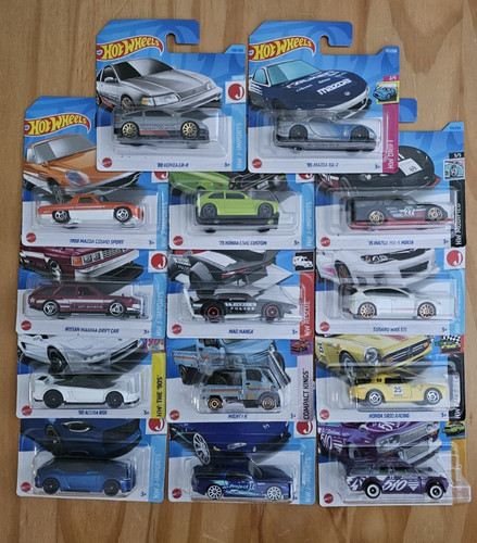 Hot wheels jdm cars carded - hot, new