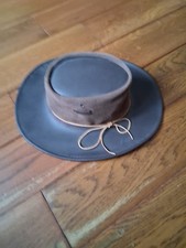 Jacaru Australian Suede And Leather Bush Hat