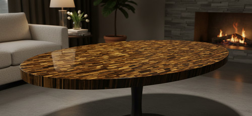 Tiger eye stone oval - tiger,
