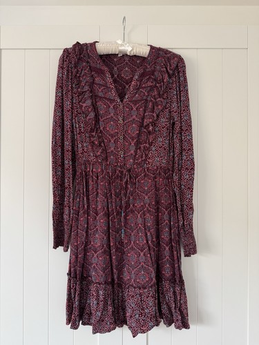 Fat face burgundy - uk, paisley