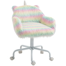 Vinsetto Faux Fur Unicorn Desk