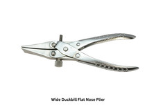 Wide Duckbill Flat Nose Pliers