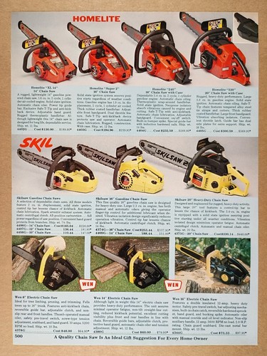 Homelite skil wen - homelite, chainsaws
