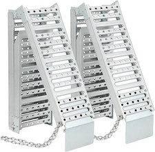 2pcs Automotive Car Loading Ramp 1000lbs Heavy Duty Folding Van Ramps Slope